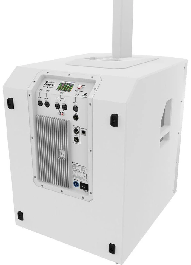 Alt view image 5 of 7 - (2) Electro-Voice Evolve 90 2000W Column PA Speaker (White) - Odyssey FZEVOLVE90W Road Case Bundle
