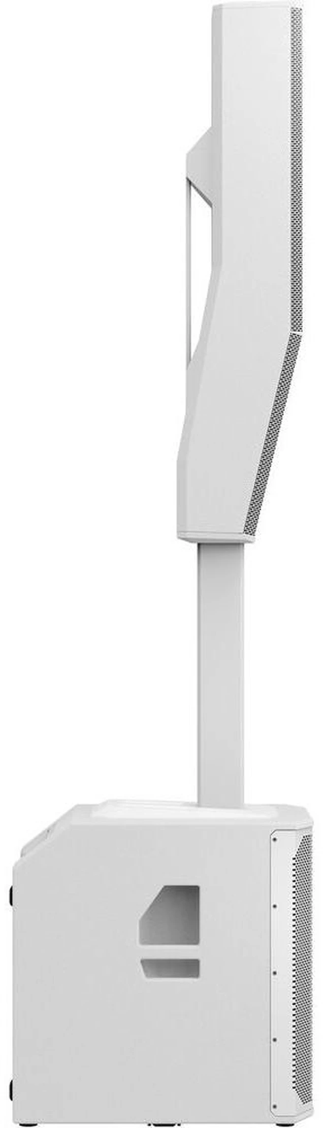 Alt view image 3 of 7 - (2) Electro-Voice Evolve 70 2000W Column PA Speaker (White) - PSG Audio EMX16 - Facade Booth - PSG Audio MP0919 - (2) XLR Cables Bundle