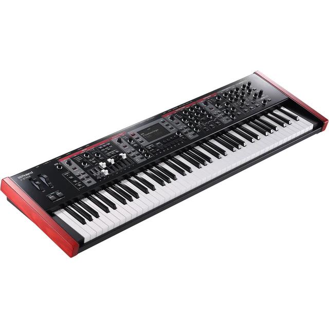 Alt view image 2 of 6 - Roland V-Stage 76 Stage Piano - Gator GK-76 Semi-Rigid Wheeled Case - (2)1/4 Cable Bundle