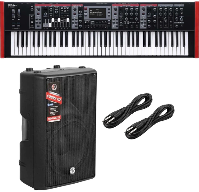 Main image of Roland V-Stage 76 Stage Piano - PSG AUDIO Cobra 112A - 1/4 Cable Bundle