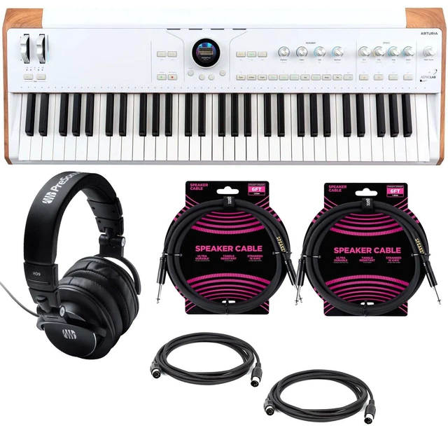 Main image of Arturia AstroLab 61-key Stage Keyboard - Presonus HD9 - (2) ErnieBall 1/4 Cables - (2) Midi Cables Bundle