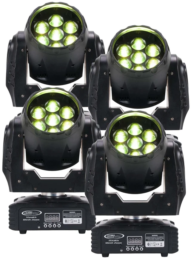 Main image of (4) Eliminator Lighting Stealth Wash Zoom Bundle