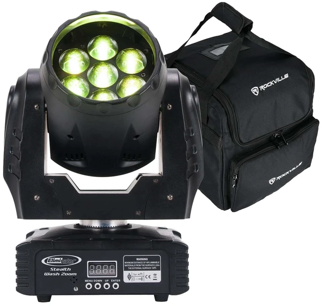 Main image of Eliminator Lighting Stealth Wash Zoom - Rockville RLB40 Bundle