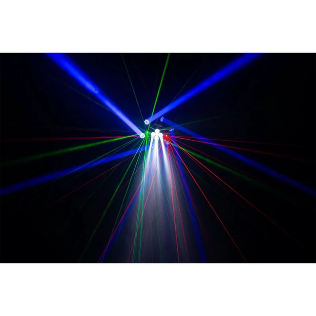 Alt view image 7 of 7 - Eliminator CenterDroid RGBW & Laser Motorized Lighting Effect Fixture