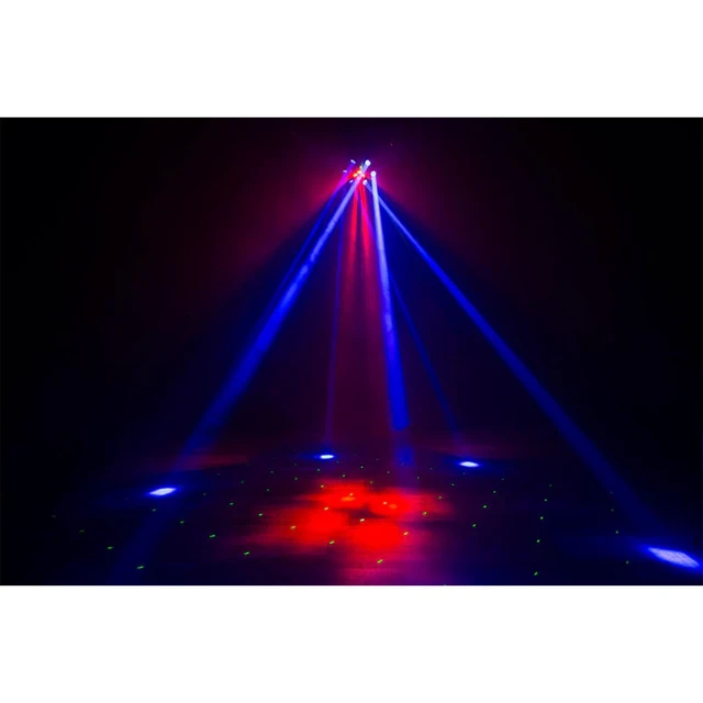 Alt view image 5 of 7 - Eliminator CenterDroid RGBW & Laser Motorized Lighting Effect Fixture