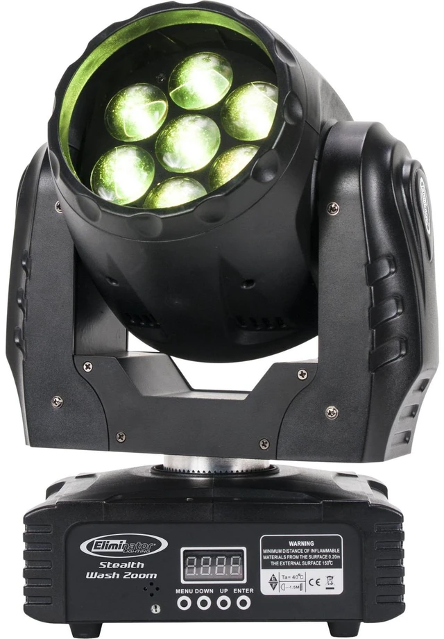 Alt view image 18 of 20 - Eliminator STEALTHWASHZOOM 7x12w Led Wash Zoom