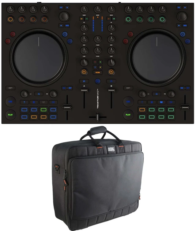 Main image of Native Instruments Traktor Kontrol MX2 DJ Controller - Gator G-MIXERBAG-2118 Bundle