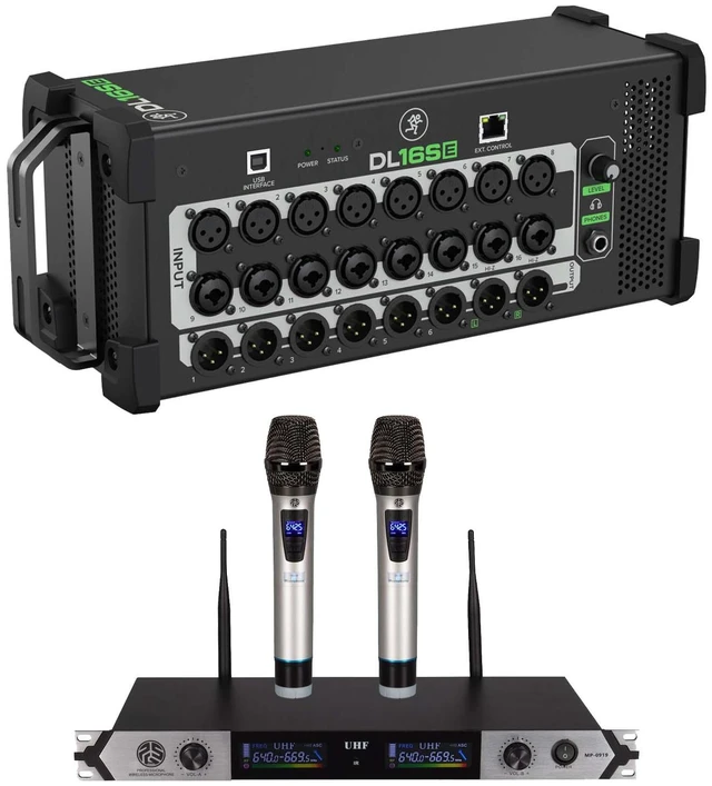 Main image of Mackie DL16SE 16-channel Rackmount Digital Mixer - PSG AUDIO MP0919 Bundle
