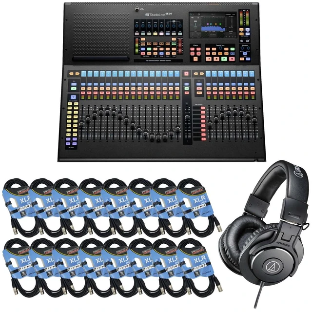 Main image of PreSonus StudioLive Series III SE 16 Digital Mixer - (16) XLR Cables - ATH-M30X Bundle