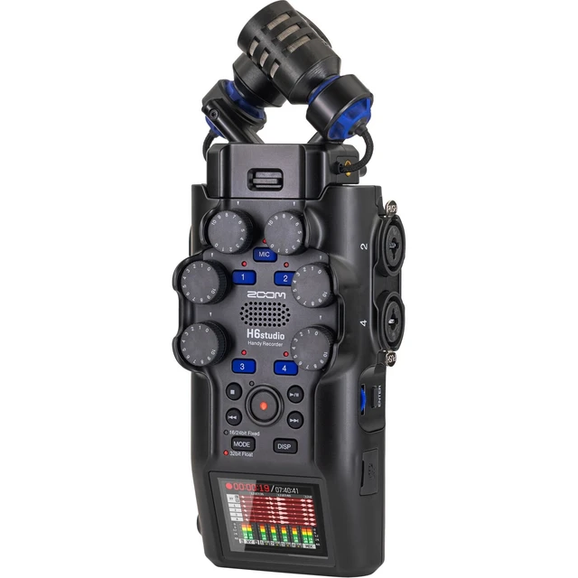 Alt view image 3 of 7 - Zoom H6studio Handheld Recorder - 4 Pack AA Batteries - SD Card 32GB Bundle