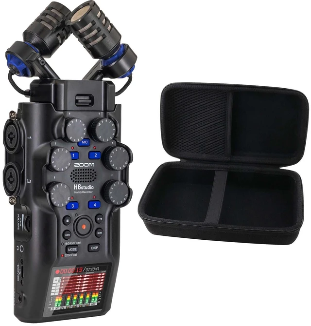 Main image of Zoom H6studio Handheld Recorder - H6 Hard EVA case Bundle