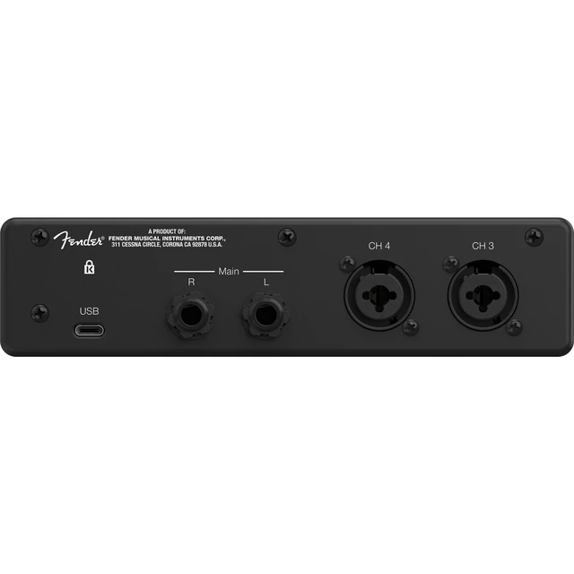 Alt view image 5 of 5 - Fender Studio Quantum LT 4 USB-C Audio Interface