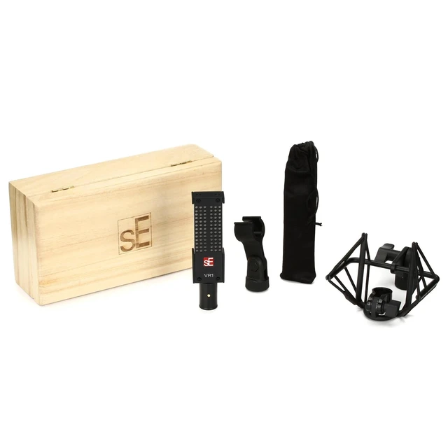 Alt view image 2 of 6 - sE Electronics Voodoo VR1 Passive Ribbon Microphone (Black)