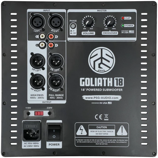 Main image of PSG Audio AM-G18 - 750W 4-Ohm Subwoofer Amp Module (Replacement for Goliath 18)