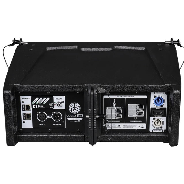 Alt view image 7 of 7 - PSG Audio Cobra 206 Active 1200W Line Array Speaker with DSP Control, 130 dB Peak