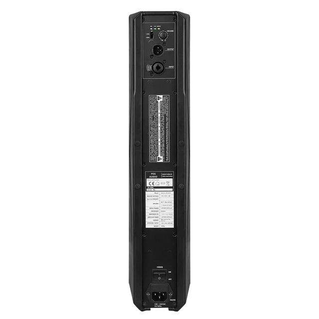 Alt view image 7 of 7 - PSG Audio EAGLE 403A-B Active Column Speaker (Black)