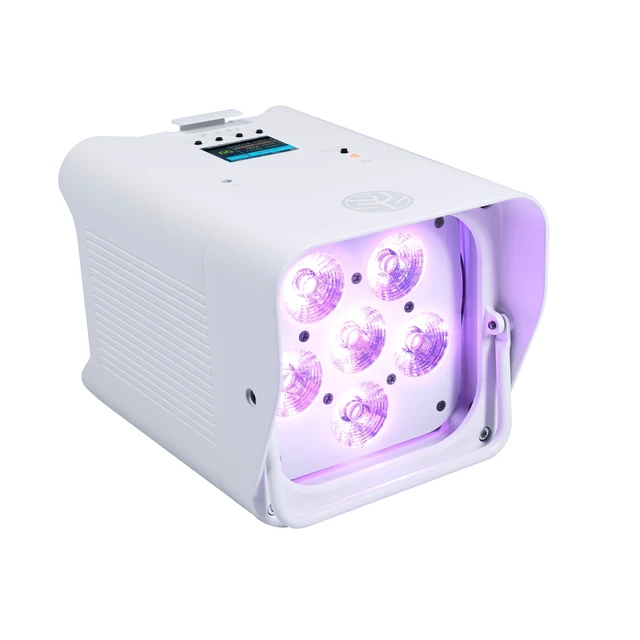 Alt view image 3 of 7 - PSG Audio BP-6X18-W - 6x18W (108W) RGBWA+UV Wireless Battery Powered Par Light (White)