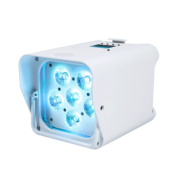 Alt view image 4 of 7 - PSG Audio BP-6X18-W - 6x18W (108W) RGBWA+UV Wireless Battery Powered Par Light (White)