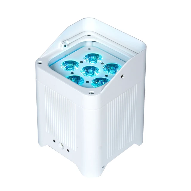 Alt view image 7 of 7 - PSG Audio BP-6X18-W - 6x18W (108W) RGBWA+UV Wireless Battery Powered Par Light (White)
