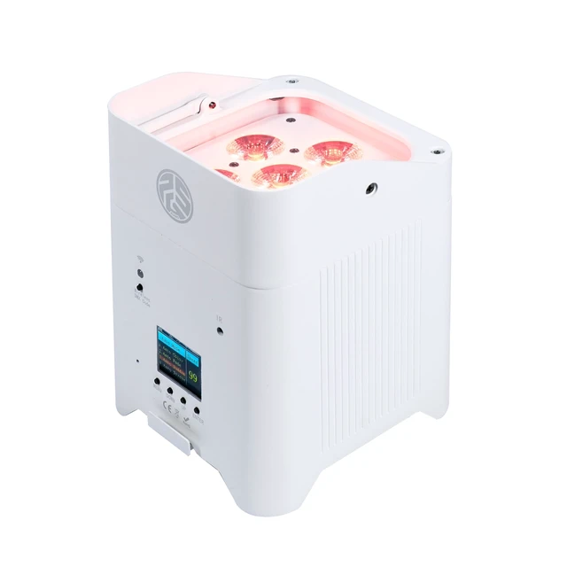 Alt view image 6 of 7 - PSG Audio BP-6X18-W - 6x18W (108W) RGBWA+UV Wireless Battery Powered Par Light (White)