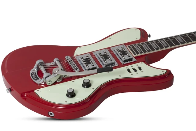 Alt view image 2 of 7 - Schecter Ultra III Electric Guitar - Vintage Red