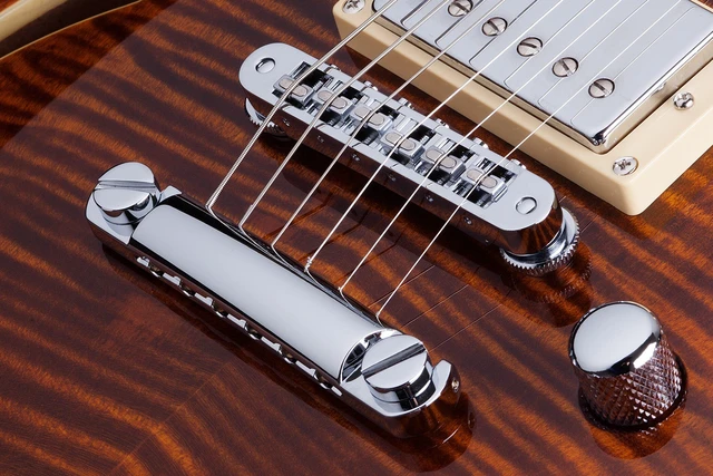 Alt view image 4 of 7 - Schecter C-1 E/A Classic Semi-hollowbody Electric Guitar Cats Eye - Gator GC-ELECTRIC-A Bundle