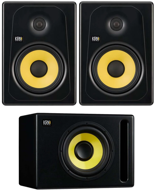 Main image of (2) KRK Kreate 8 Powered Studio Monitor - KRK S10.4 Powered Studio Sub Bundle