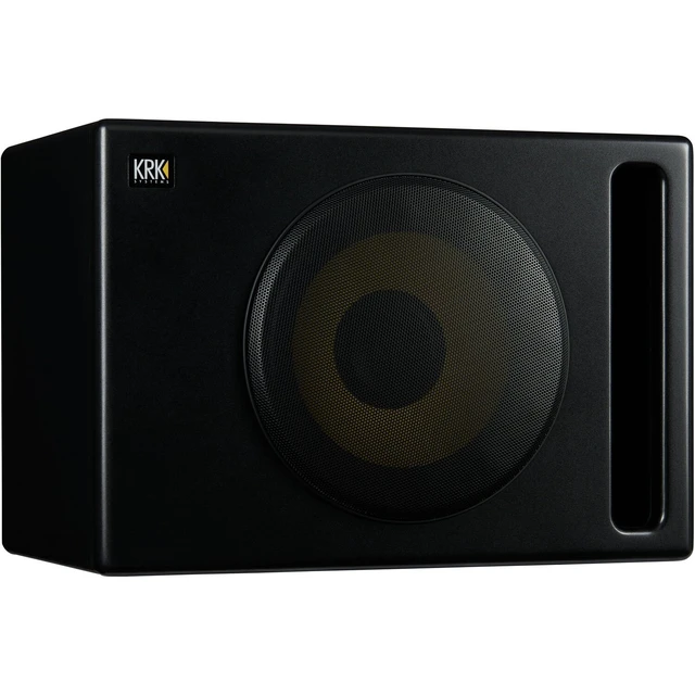Alt view image 2 of 7 - KRK S12.4 12 Powered Studio Subwoofer - (2) ErnieBall XLR - (2) ErnieBall 1/4 Bundle