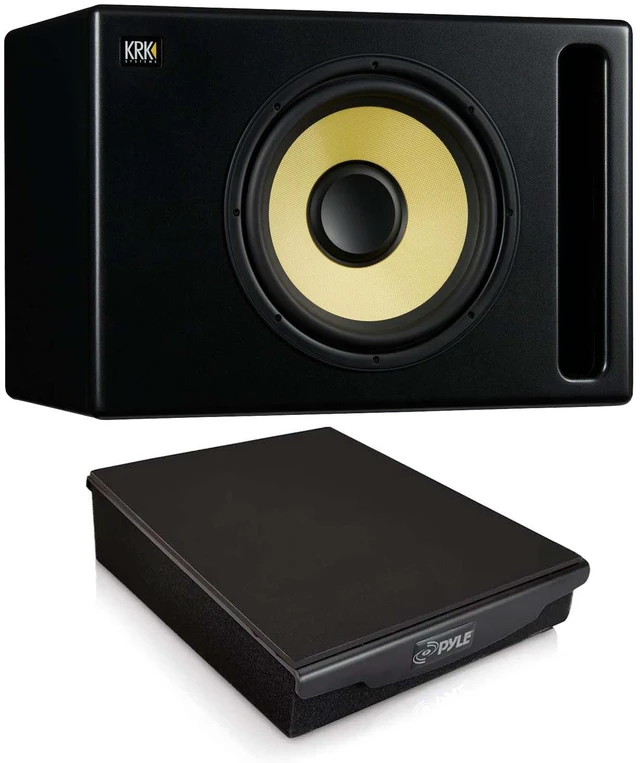Main image of KRK S12.4 12 Powered Studio Subwoofer - Sound Pad Bundle