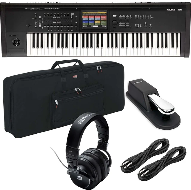 Main image of Korg Kronos 3 73-key Music Workstation - Gator GKB-76 Bag - Sustain Pedal - Presonus HD9 - (2) 1/4 Cables