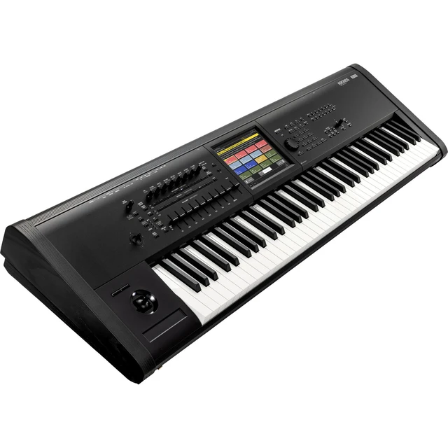 Alt view image 2 of 7 - Korg Kronos 3 73-key Music Workstation - Keyboard Stand and Bench - Sustain Pedal - Presonus HD9 - (2) 1/4 Cables Bundle