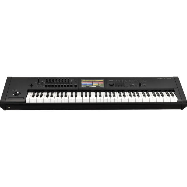 Alt view image 3 of 7 - Korg Kronos 3 73-key Music Workstation - Keyboard Stand and Bench - Sustain Pedal - Presonus HD9 - (2) 1/4 Cables Bundle