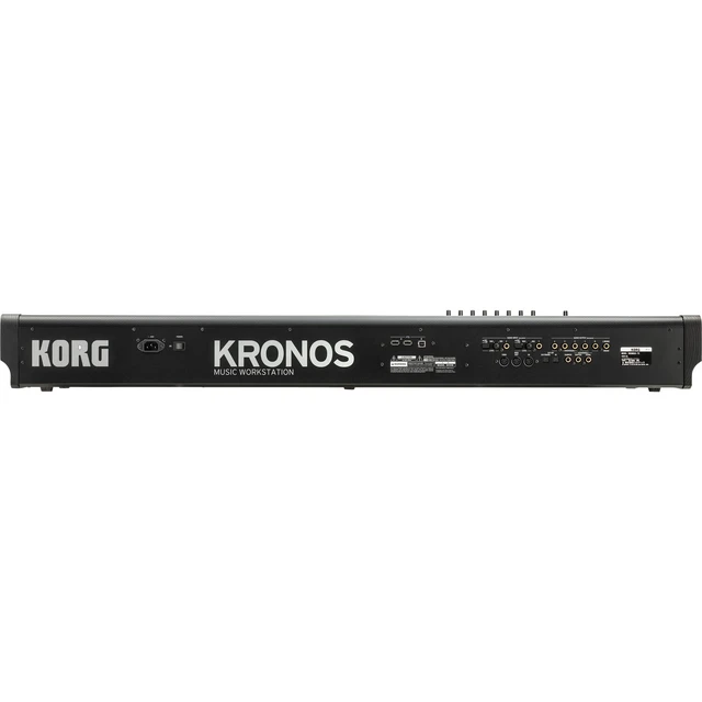 Alt view image 4 of 7 - Korg Kronos 3 73-key Music Workstation - Keyboard Stand and Bench - Sustain Pedal - Presonus HD9 - (2) 1/4 Cables Bundle