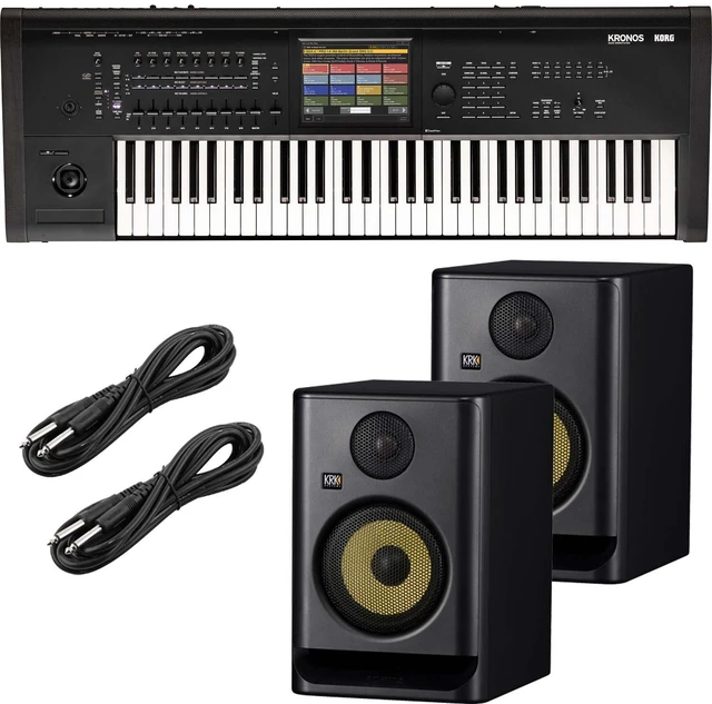 Main image of Korg Kronos 3 61-key Music Workstation - (2) KRK Rokit 5 G5 Monitors - (2) 1/4 Cable Bundle