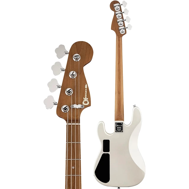 Alt view image 6 of 7 - Charvel Pro-Mod San Dimas Bass PJ V - Platinum Pearl
