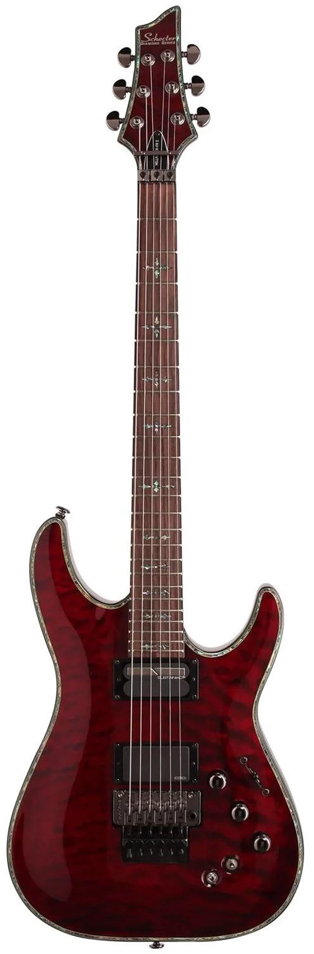 Main image of Schecter Hellraiser C-1 FR-S Electric Guitar - Black Cherry
