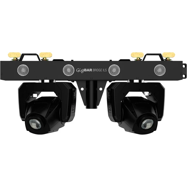 Alt view image 4 of 7 - (2) Chauvet DJ GigBAR Bridge ILS 2-in-1 LED Lighting System - (2) Pyle Tripod Stands Bundle