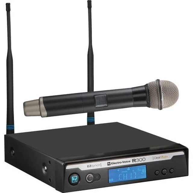 Alt view image 2 of 4 - Electro-Voice R300-HD Handheld Wireless Microphone System - Gator G-MIXERBAG-1515 Bundle