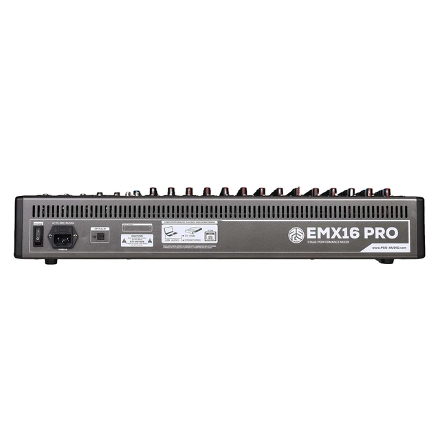 Alt view image 5 of 6 - PSG Audio EMX-16 16 Channels Analog Mixer with Effects and Recording