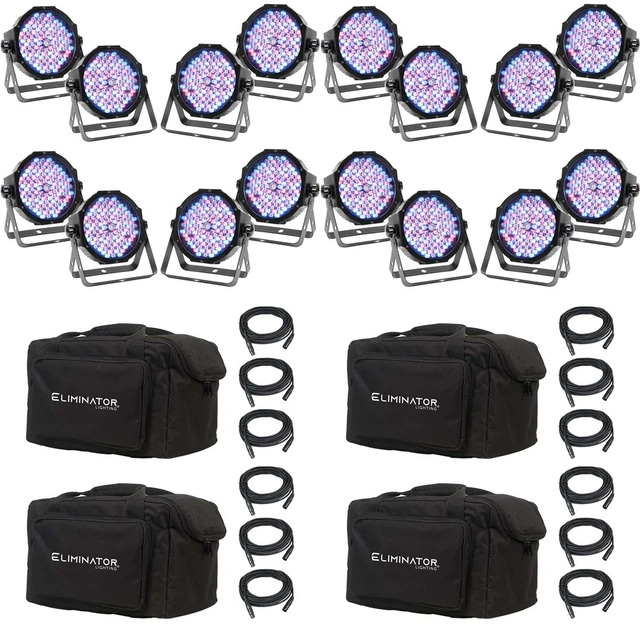 Main image of (4) Eliminator Mega Flat PAK EP Lighting System Bundle