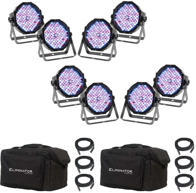Main image of (2) Eliminator Mega Flat PAK EP Lighting System Bundle