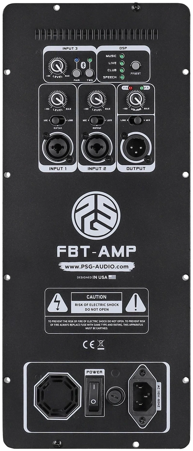 Main image of PSG Audio FBT-AMP 400 Watts Two Channel Amp (Replacement For FBT X-LITE Series)