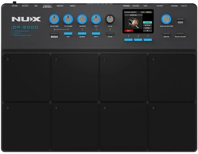Main image of NUX DP-2000 Digital Percussion Pad with 8 Velocity Sensitive Pads