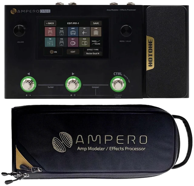Main image of Hotone Ampero One MP-80 Amp Modeler & Effects Processor, HOTONE Ampero Gig Bag Bundle
