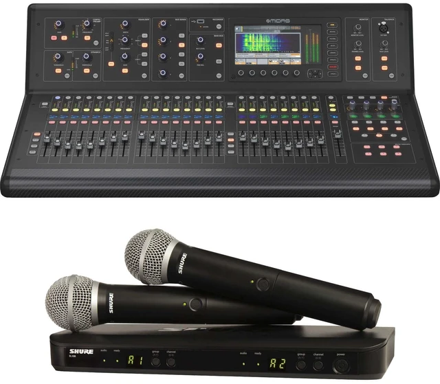 Main image of Midas M32 LIVE 40-channel Digital Mixer, Shure BLX288/PG58 Bundle