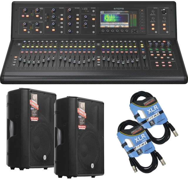 Main image of Midas M32 LIVE 40-channel Digital Mixer, (2) PSG AUDIO Cobra 112, (2) XLR Cables Bundle
