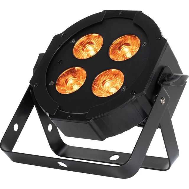 Alt view image 2 of 7 - Eliminator Mega Flat Hex L Pak4 RGBLA+UV LED PAR Light Kit, T-Bar DJ Light Stand Bundle
