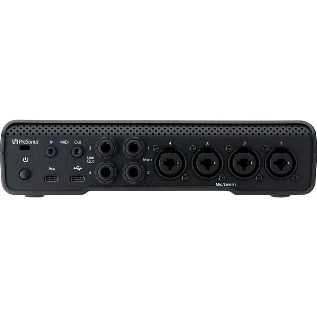 Alt view image 4 of 6 - PreSonus Quantum ES 4 USB-C Audio Interface, ATH-M20X Bundle