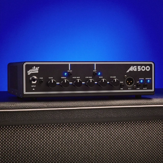 Alt view image 3 of 7 - Aguilar AG500V2 500W Bass Amplifier Head