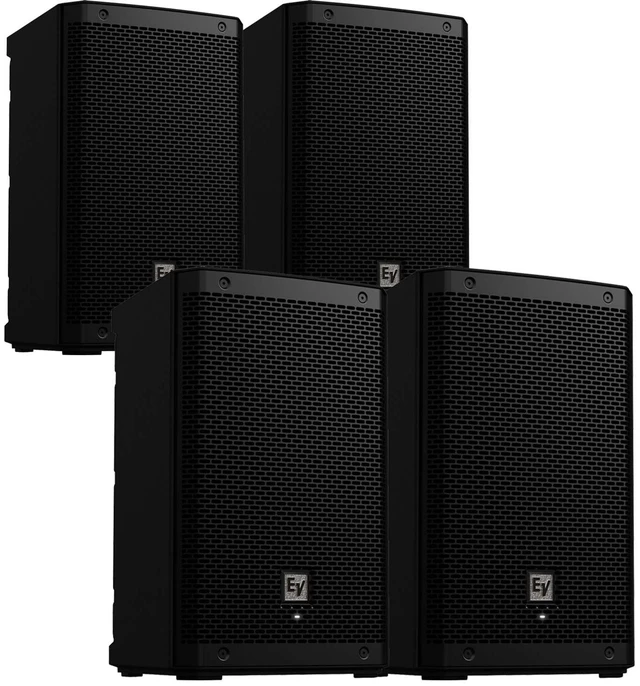 Main image of (4) Electro-Voice ZLX-8P-G2 8 1000W Powered Speaker Bundle